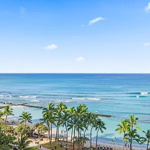 Apartment Luxury Oceanfront 2 Bedroom At Waikiki Tower, Honolulu